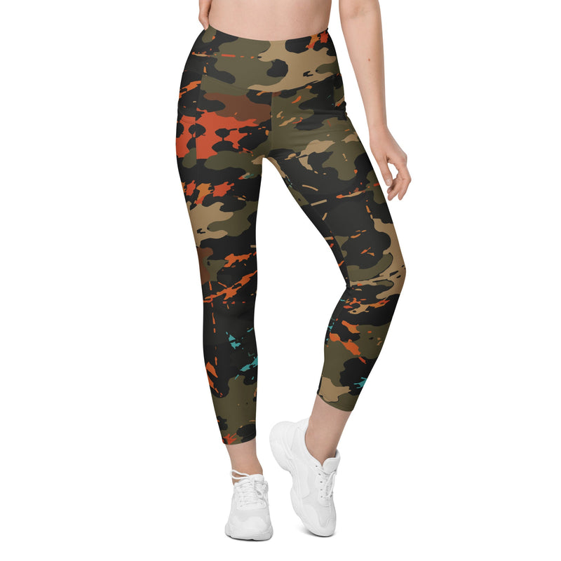 Friendly Fire Team Kill CAMO Womens Leggings with Pockets - Women