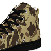 Frog Skin M1942 Beach CAMO Mens High-Top Canvas Shoes