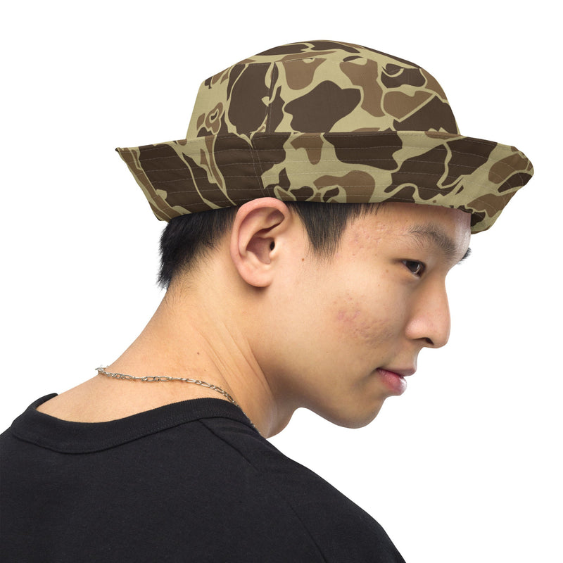 Frog Skin M1942 Beach CAMO Reversible Bucket Hat - Head