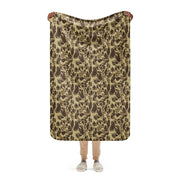 Frog Skin M1942 Beach CAMO Sherpa Blanket - 37″×57″