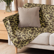 Frog Skin M1942 Beach CAMO Sherpa Blanket