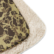 Frog Skin M1942 Beach CAMO Sherpa Blanket