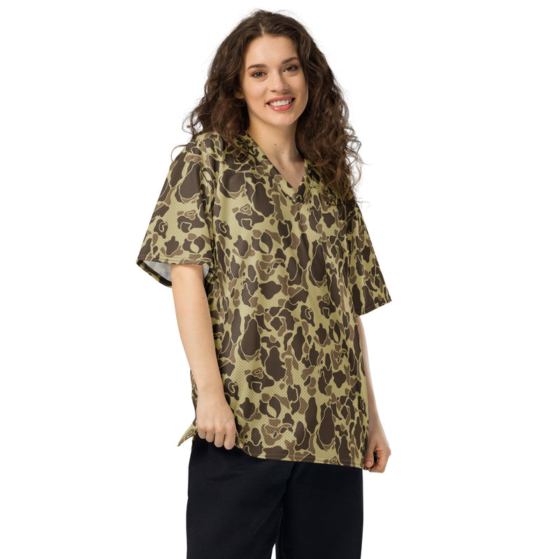 Frog Skin M1942 Beach CAMO Unisex American Football Jersey
