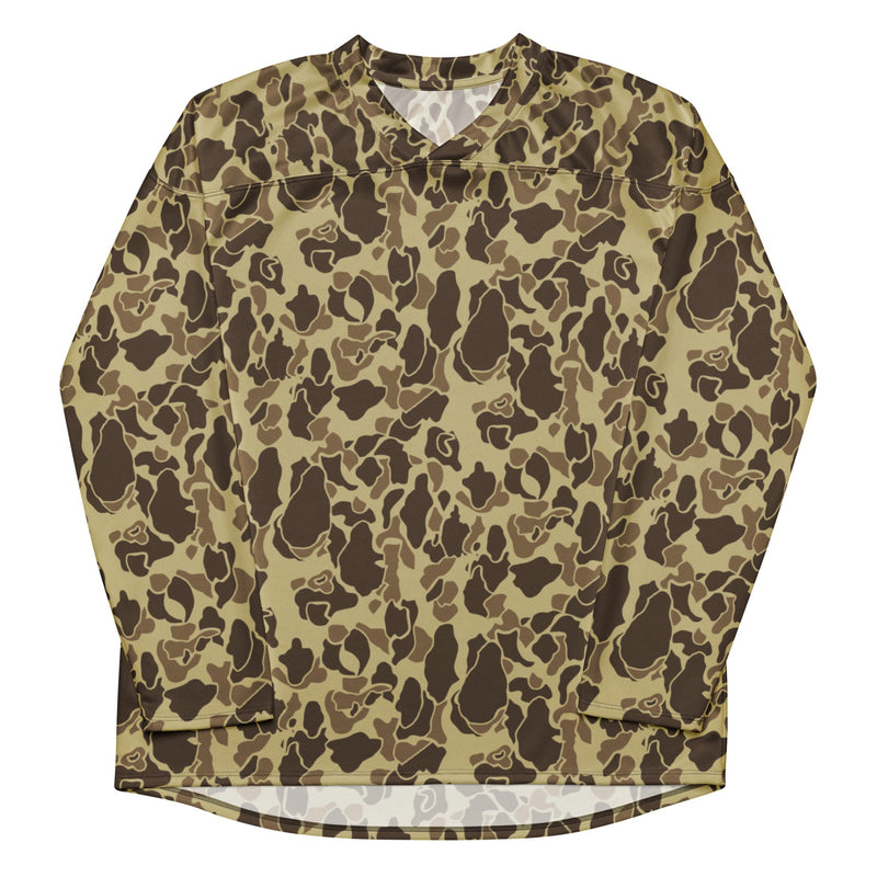 Frog Skin M1942 Beach CAMO Unisex Hockey Fan Jersey