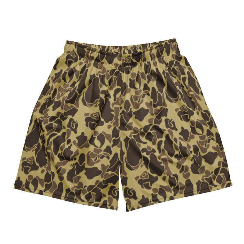 Frog Skin M1942 Beach CAMO Unisex Mesh Shorts - 2XS