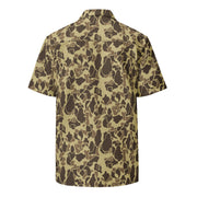 Frog Skin M1942 Beach CAMO Unisex Short-Sleeve Button Shirt - Button-Up