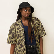 Frog Skin M1942 Beach CAMO Unisex Short-Sleeve Button Shirt - Button-Up