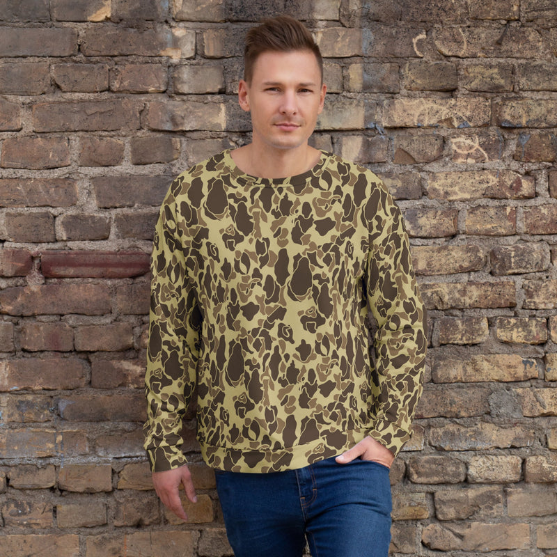 Frog Skin M1942 Beach CAMO Unisex Sweatshirt - 2XS