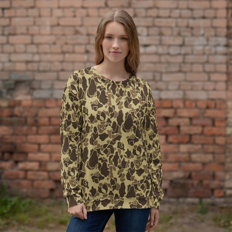 Frog Skin M1942 Beach CAMO Unisex Sweatshirt