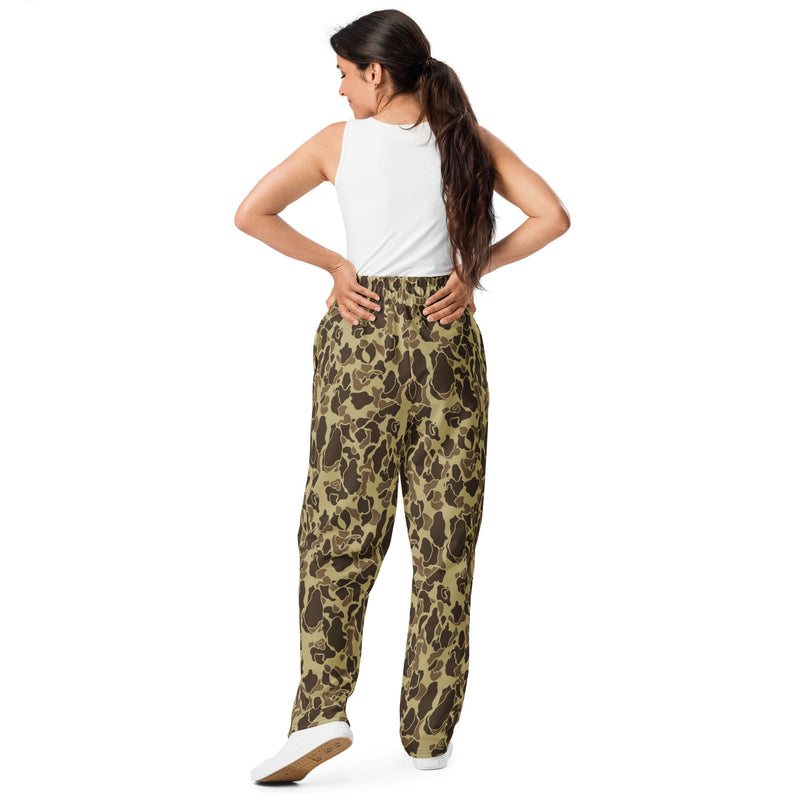 Frog Skin M1942 Beach CAMO Unisex Wide-Leg Joggers