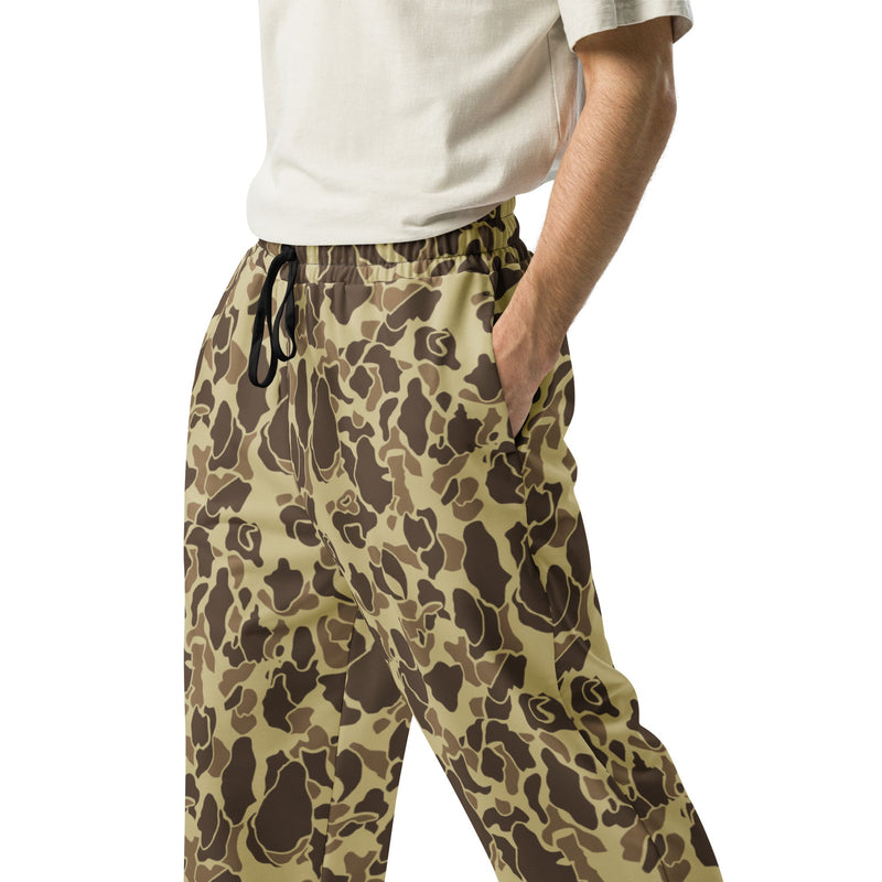 Frog Skin M1942 Beach CAMO Unisex Wide-Leg Joggers