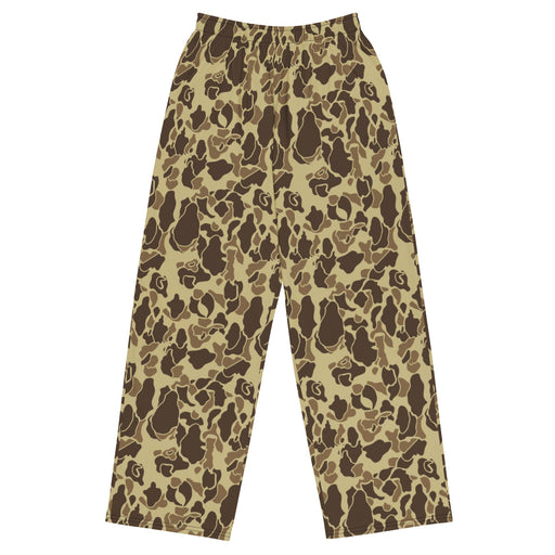 Frog Skin M1942 Beach CAMO Unisex Wide-Leg Leisure Pants - 2XS - Pant