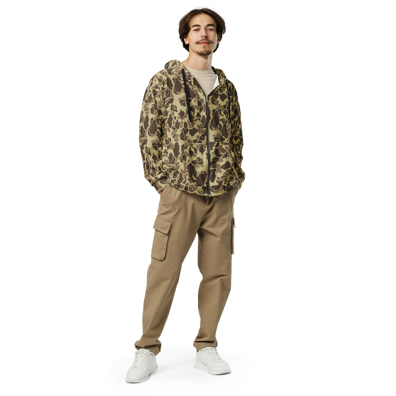 Frog Skin M1942 Beach CAMO Unisex Zip Hoodie