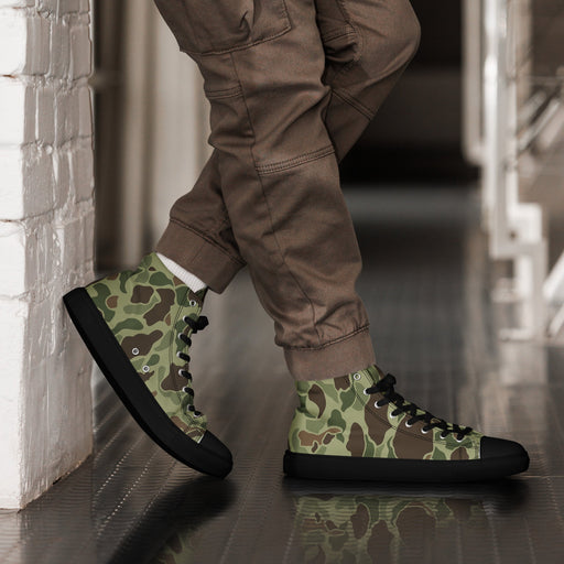 Frog Skin M1942 Jungle CAMO Mens High-Top Canvas Shoes - 5