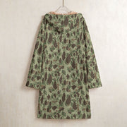 Frog Skin M1942 Jungle CAMO Men’s Horn Button Long Fleece Coat - Jacket