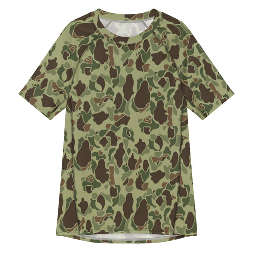 Frog Skin M1942 Jungle CAMO Mens Short-Sleeve Rash Guard - 2XS - SS