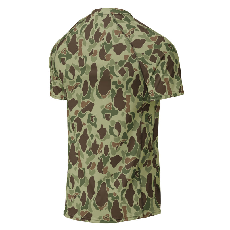 Frog Skin M1942 Jungle CAMO Mens Short-Sleeve Rash Guard - SS