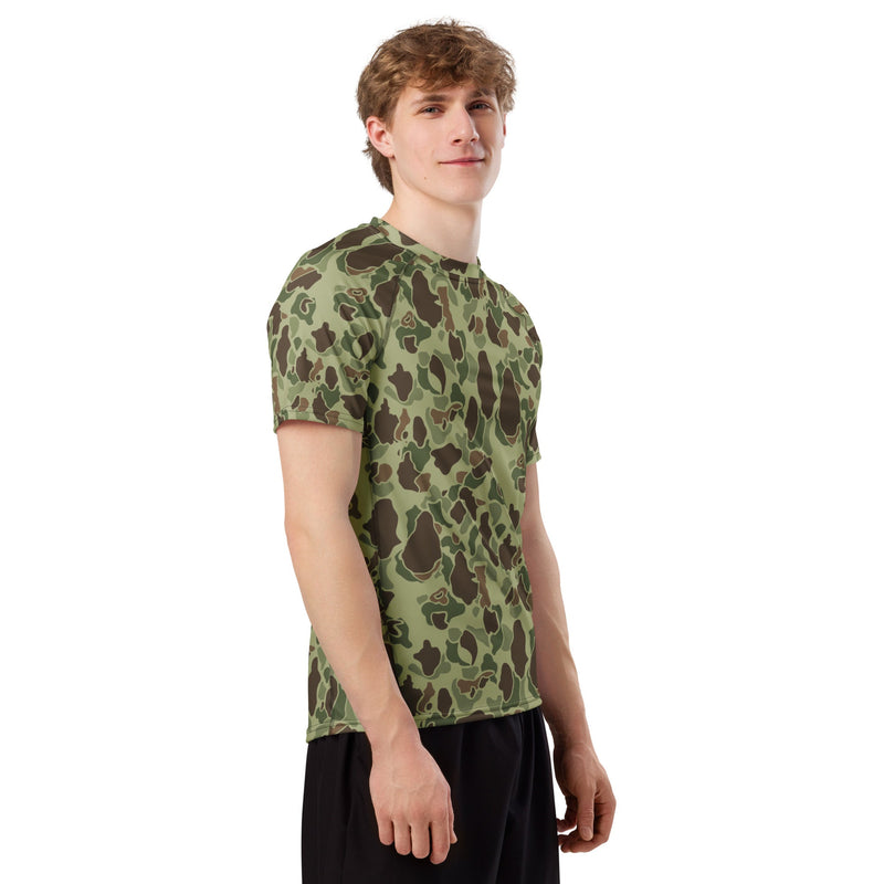 Frog Skin M1942 Jungle CAMO Mens Short-Sleeve Rash Guard - SS