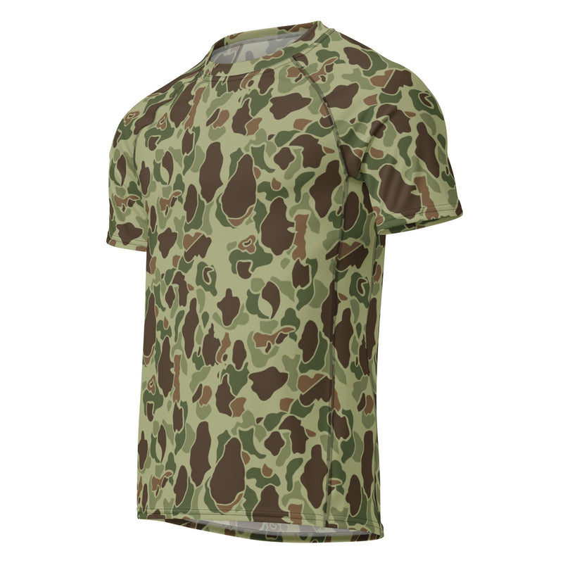 Frog Skin M1942 Jungle CAMO Mens Short-Sleeve Rash Guard - SS