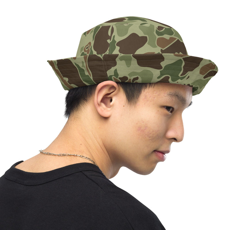 Frog Skin M1942 Jungle CAMO Reversible Bucket Hat - Head