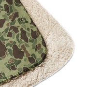 Frog Skin M1942 Jungle CAMO Sherpa Blanket