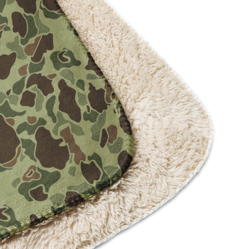 Frog Skin M1942 Jungle CAMO Sherpa Blanket