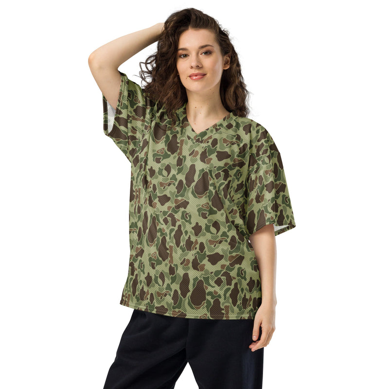 Frog Skin M1942 Jungle CAMO Unisex American Football Jersey