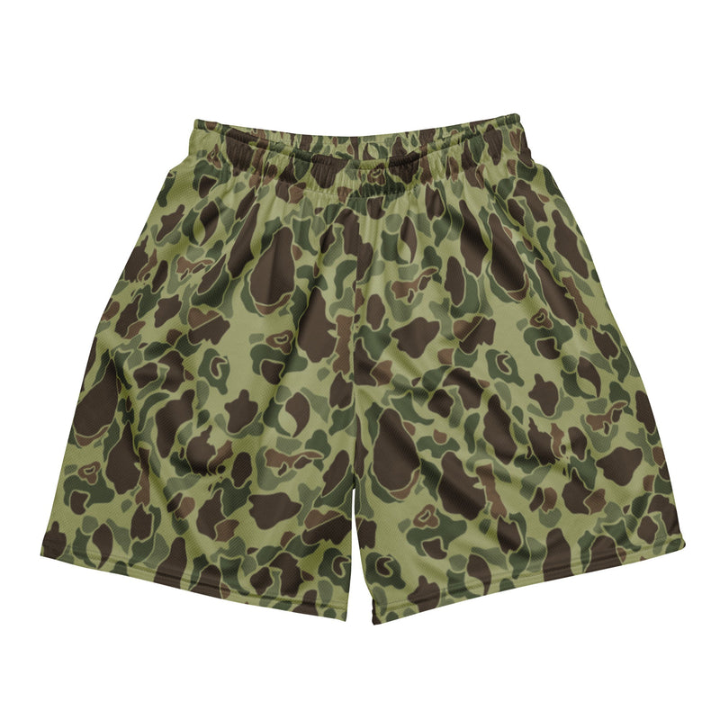 Frog Skin M1942 Jungle CAMO Unisex Mesh Shorts - 2XS