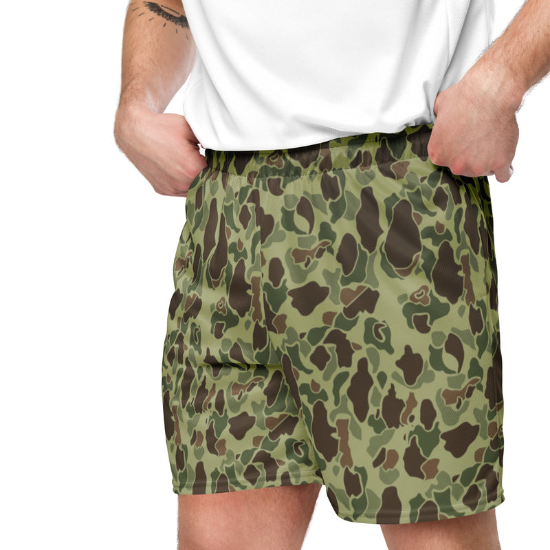 Frog Skin M1942 Jungle CAMO Unisex Mesh Shorts