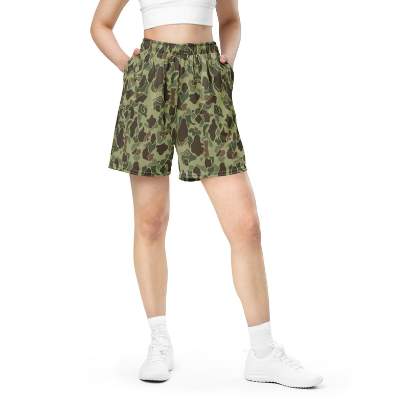 Frog Skin M1942 Jungle CAMO Unisex Mesh Shorts