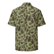 Frog Skin M1942 Jungle CAMO Unisex Short-Sleeve Button Shirt - Button-Up