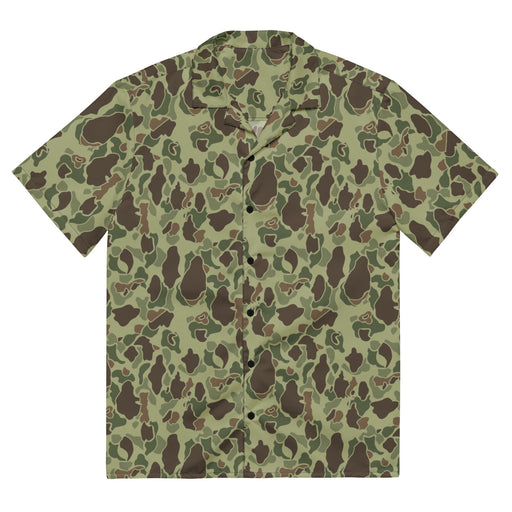 Frog Skin M1942 Jungle CAMO Unisex Short-Sleeve Button Shirt - Button-Up