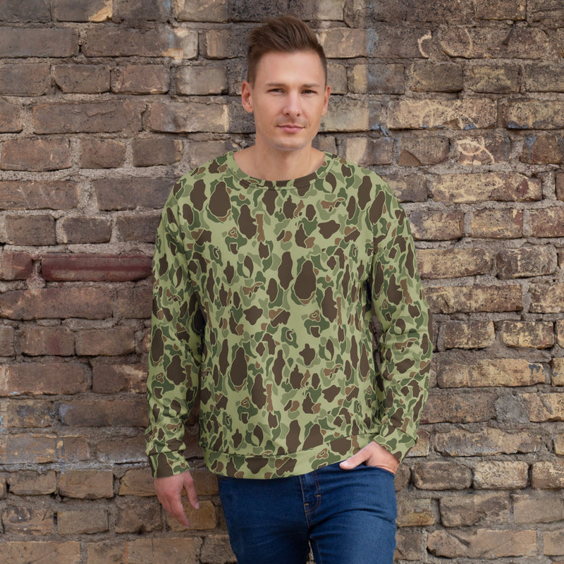 Frog Skin M1942 Jungle CAMO Unisex Sweatshirt - 2XS
