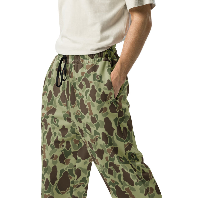 Frog Skin M1942 Jungle CAMO Unisex Wide-Leg Joggers