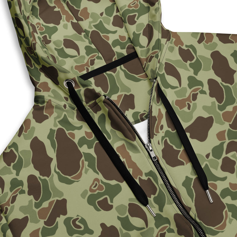 Frog Skin M1942 Jungle CAMO Unisex Zip Hoodie