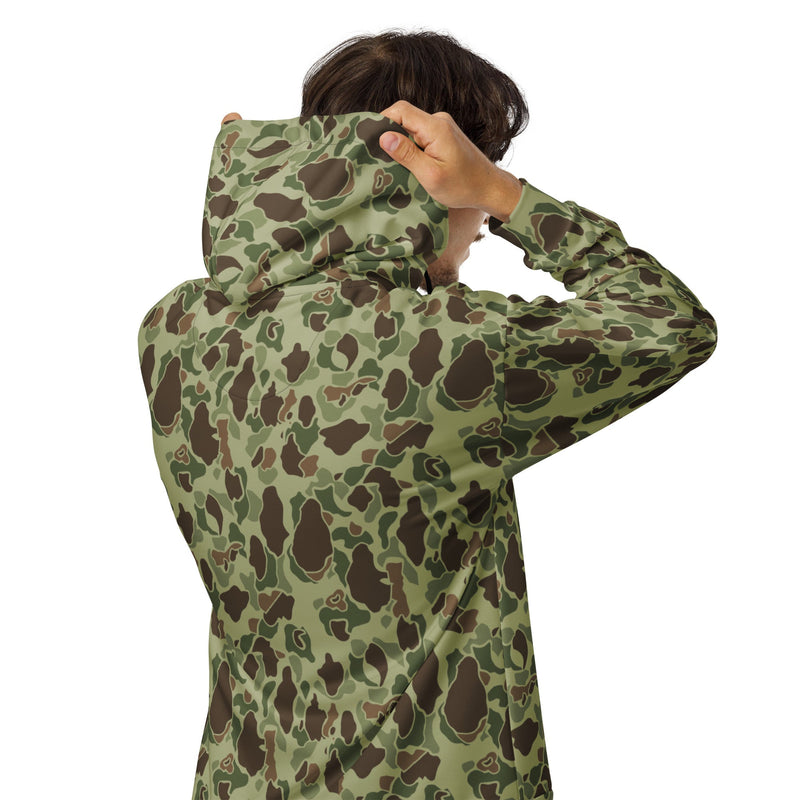 Frog Skin M1942 Jungle CAMO Unisex Zip Hoodie