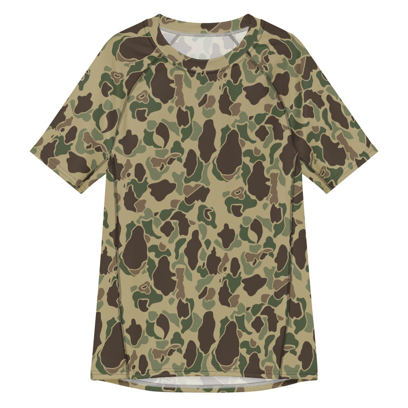 Frog Skin Multi-terrain CAMO Mens Short-Sleeve Rash Guard - 2XS - SS