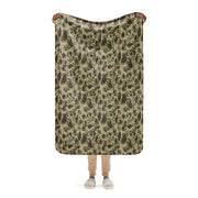 Frog Skin Multi-terrain CAMO Sherpa Blanket - 37″×57″