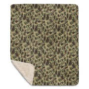 Frog Skin Multi-terrain CAMO Sherpa Blanket