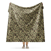 Frog Skin Multi-terrain CAMO Sherpa Blanket - 60″×80″