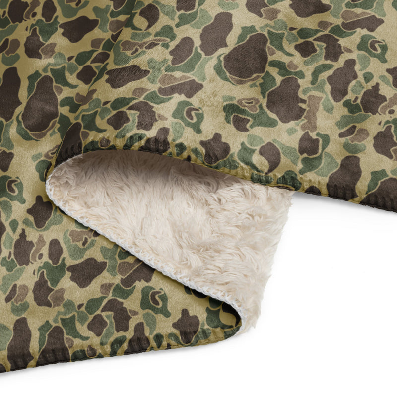 Frog Skin Multi-terrain CAMO Sherpa Blanket