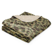 Frog Skin Multi-terrain CAMO Sherpa Blanket