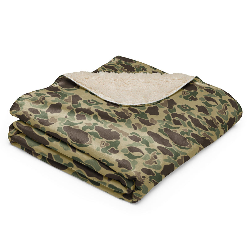 Frog Skin Multi-terrain CAMO Sherpa Blanket