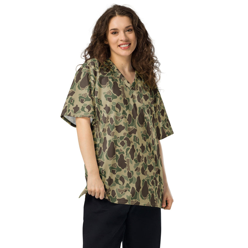 Frog Skin Multi-terrain CAMO Unisex American Football Jersey