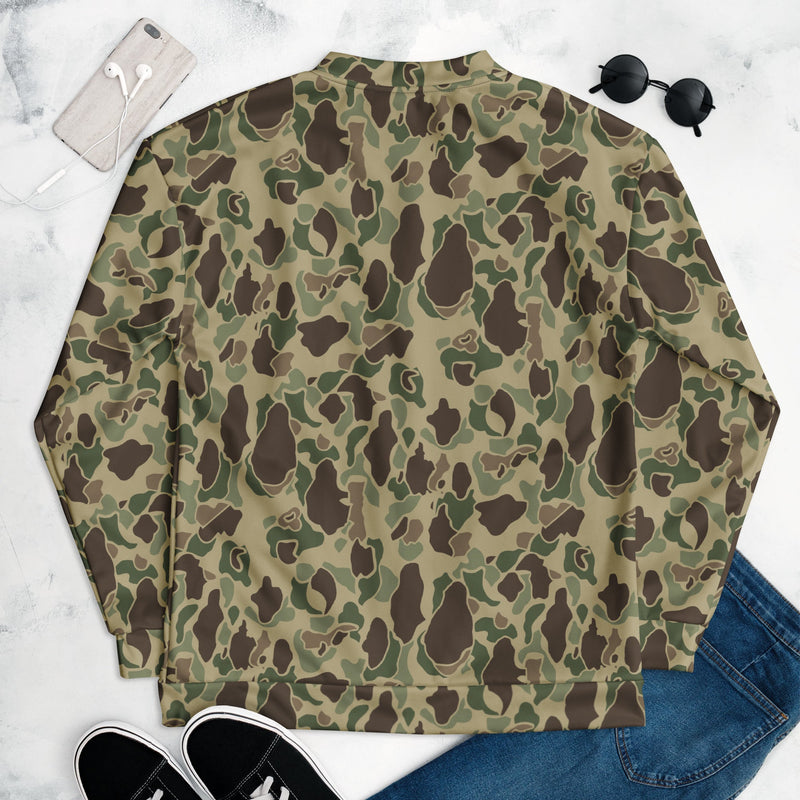 Frog Skin Multi-terrain CAMO Unisex Bomber Jacket