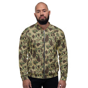 Frog Skin Multi-terrain CAMO Unisex Bomber Jacket