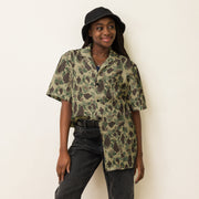 Frog Skin Multi-terrain CAMO Unisex Short-Sleeve Button Shirt - Button-Up
