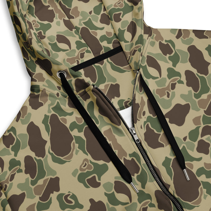 Frog Skin Multi-terrain CAMO Unisex Zip Hoodie