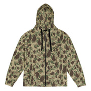 Frog Skin Multi-terrain CAMO Unisex Zip Hoodie - 2XS