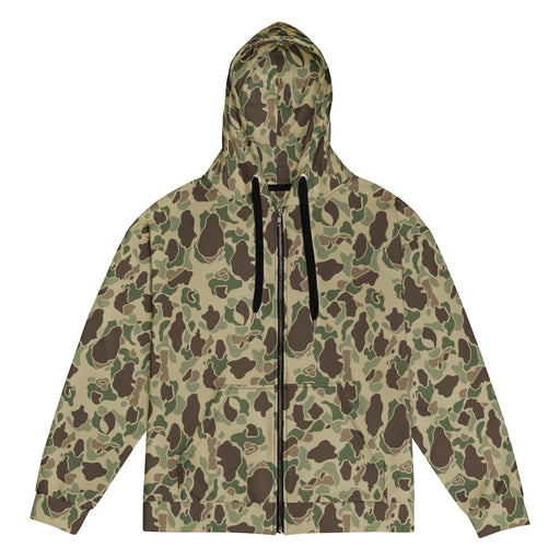 Frog Skin Multi-terrain CAMO Unisex Zip Hoodie - 2XS